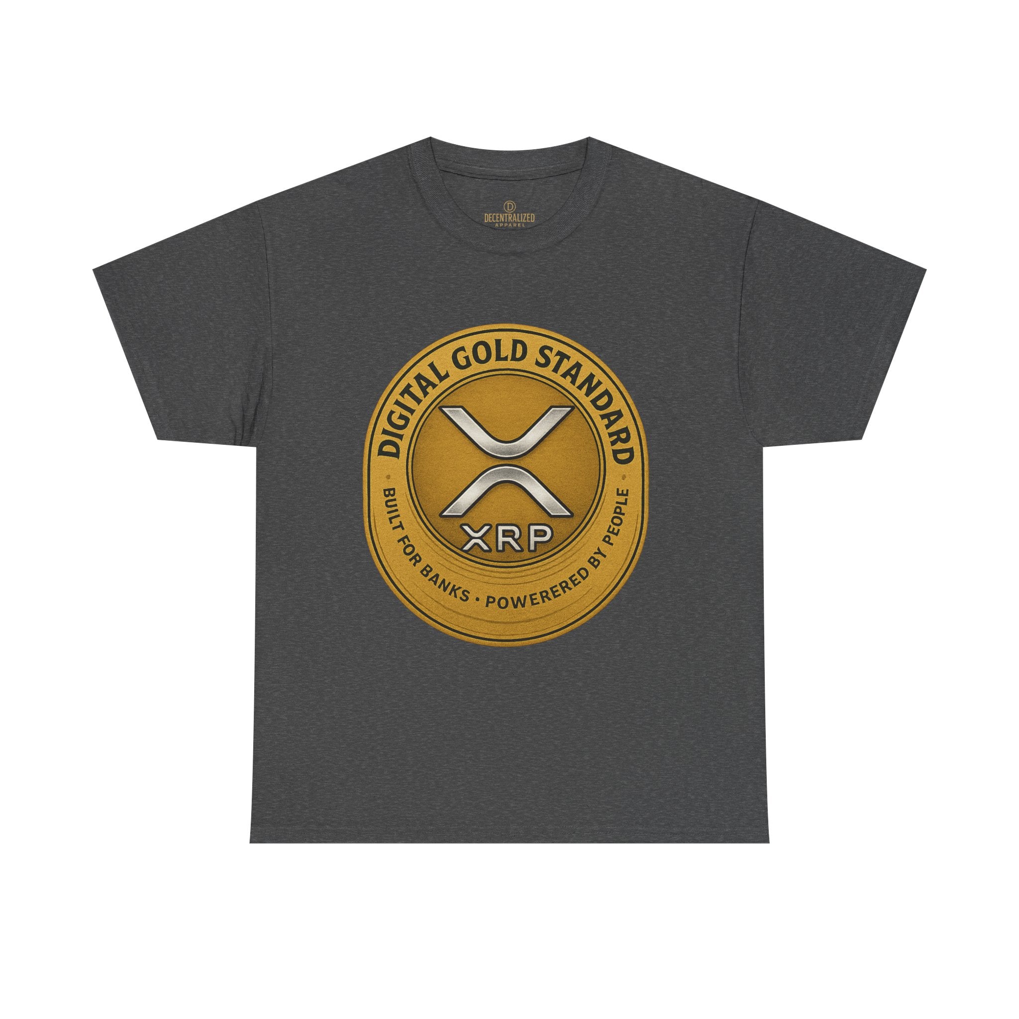XRP Digital Gold Tee – Cryptocurrency Logo Shirt