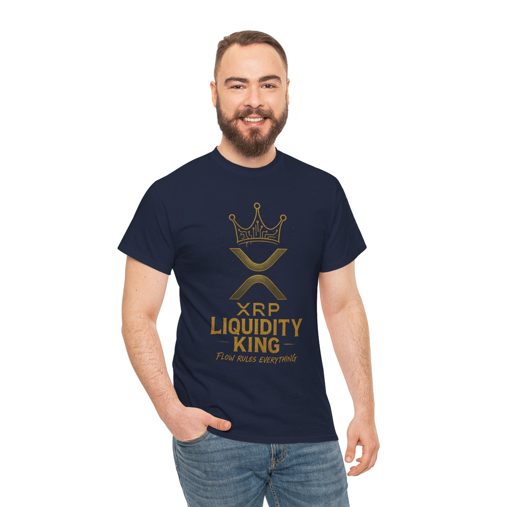 XRP Liquidity King Tee — Crypto Crown T-Shirt
