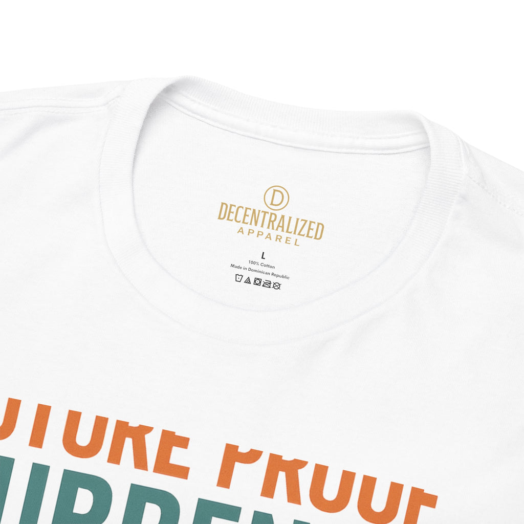 RIPPLE XRP 'Future Proof Currency' Graphic Tee — Crypto Retro Logo Shirt