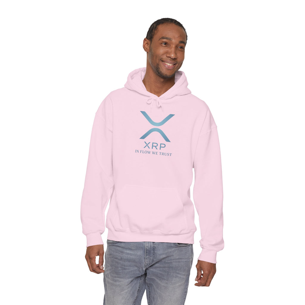 XRP Logo Hoodie – "In Flow We Trust" Crypto Sweatshirt