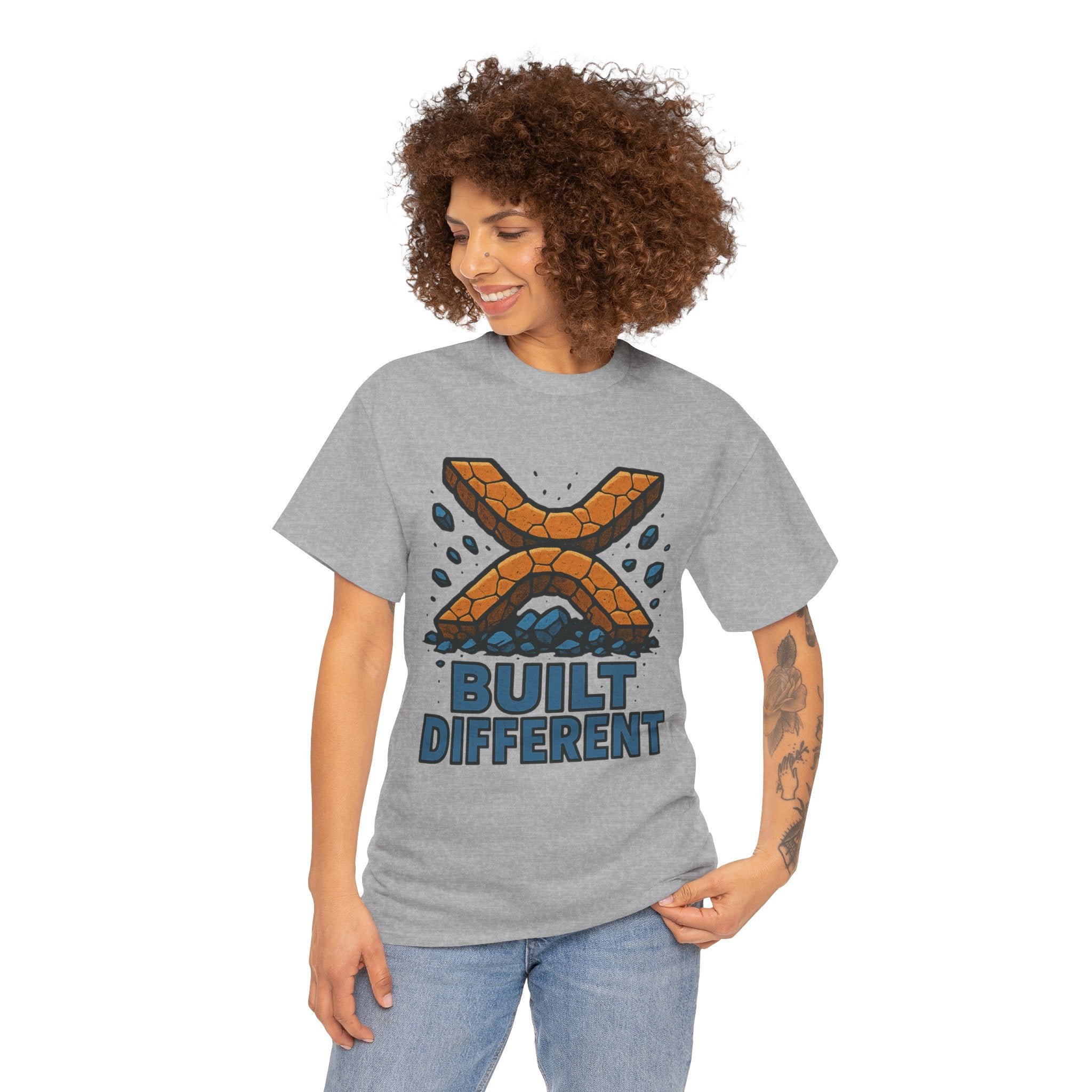 Built Different T-Shirt — Rugged Crypto X Design Tee
