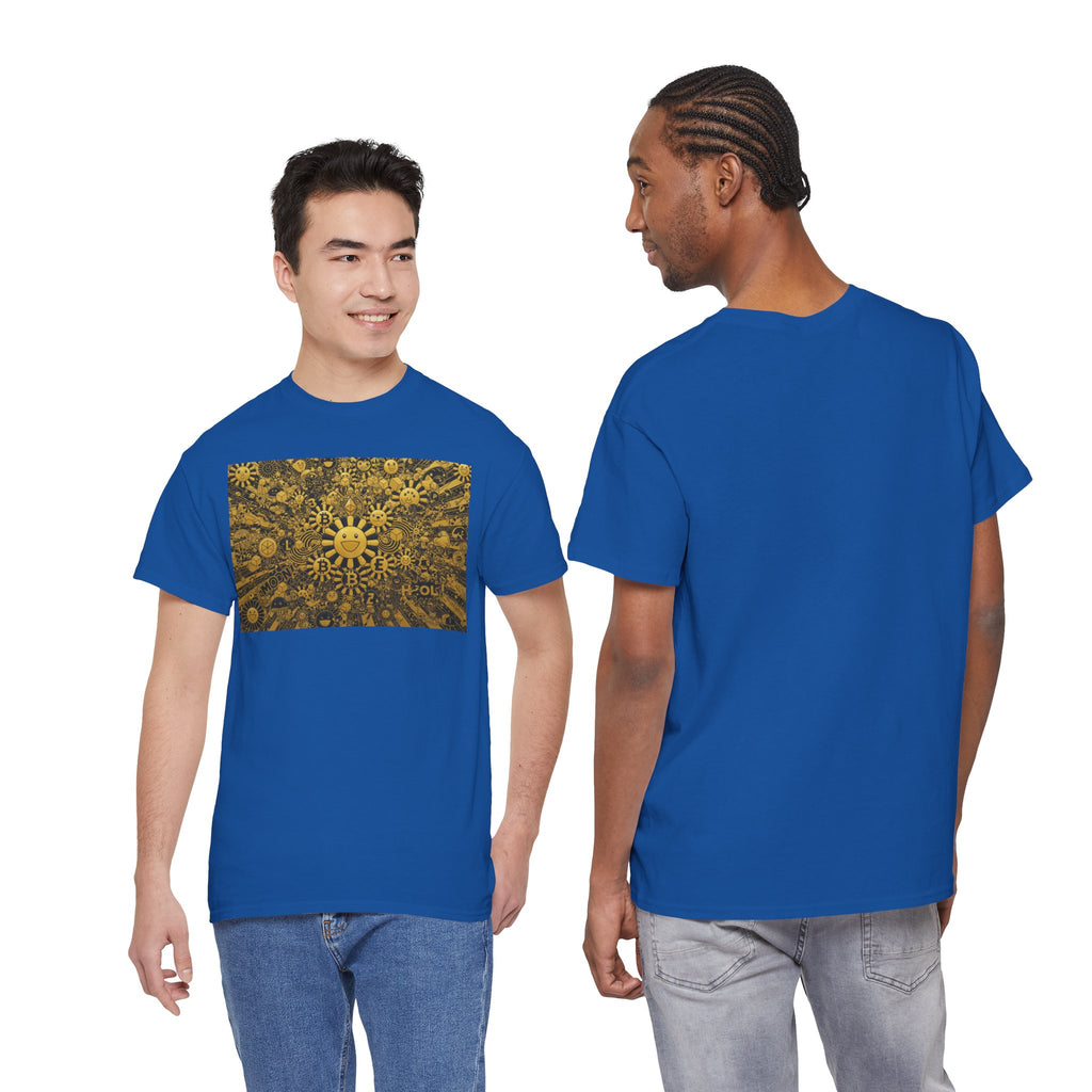 Sunflower Burst T‑Shirt — Golden Sunflower Pattern Tee