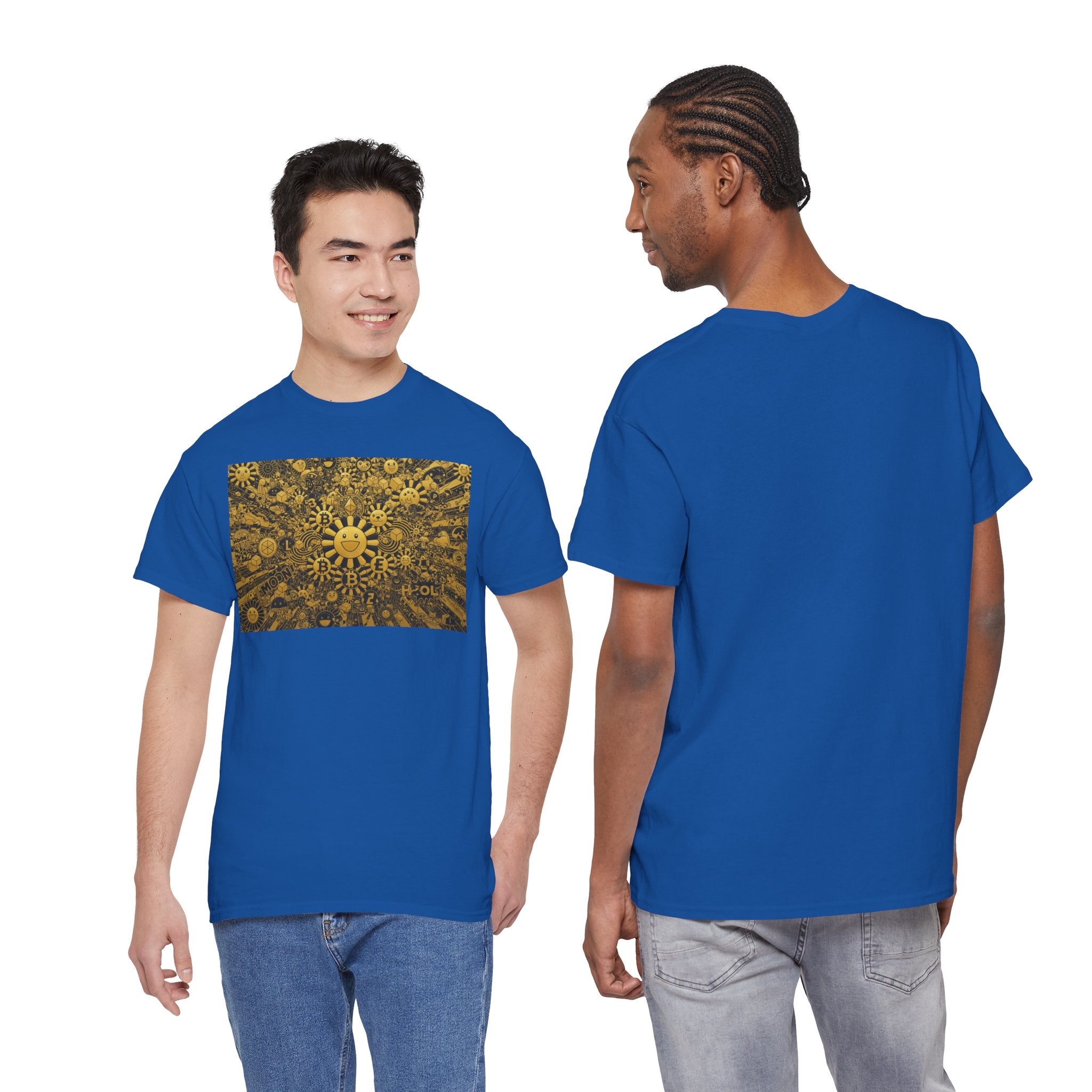 Sunflower Burst T‑Shirt — Golden Sunflower Pattern Tee