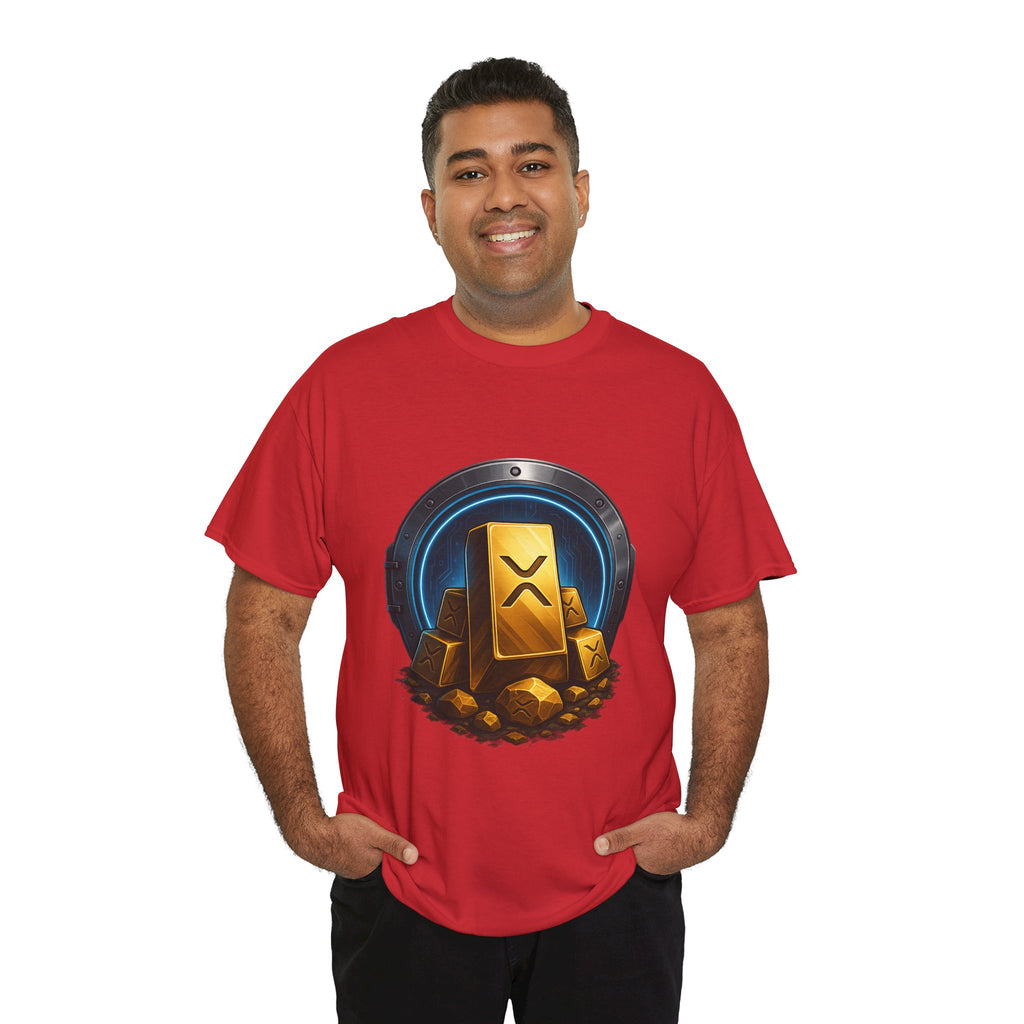 Crypto Gold Bars T-Shirt — Ripple (XRP) Stack Graphic Tee