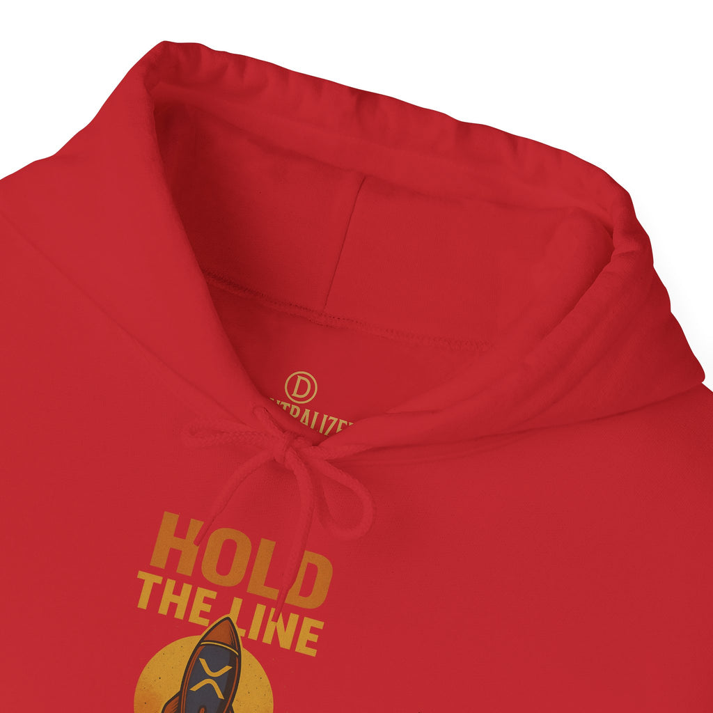 XRP 'Hold the Line' Hoodie — Crypto Supporter Sweatshirt