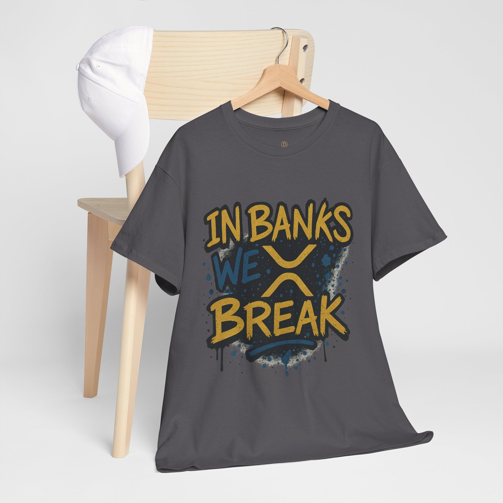 Ripple 'In Banks We Break' Graphic Tee — Crypto XRP Streetwear