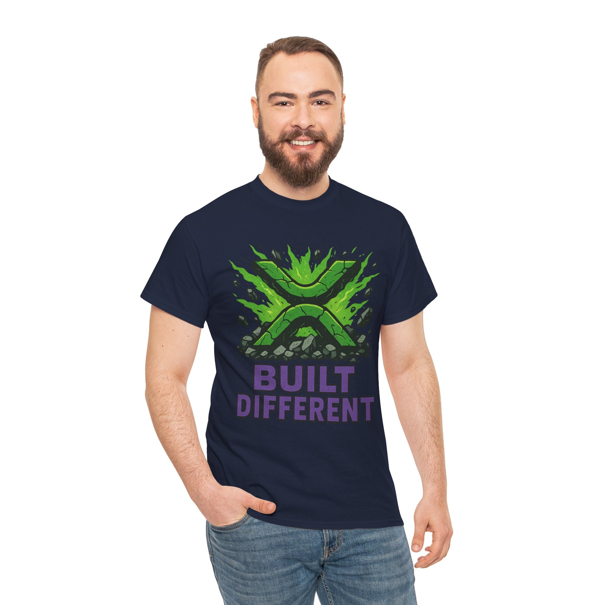 Built Different T-Shirt — Green Gamer Logo Tee