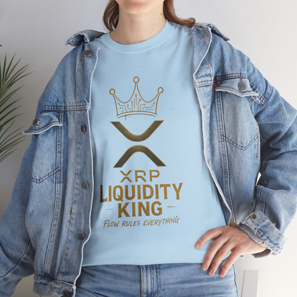 XRP Liquidity King Tee — Crypto Crown T-Shirt