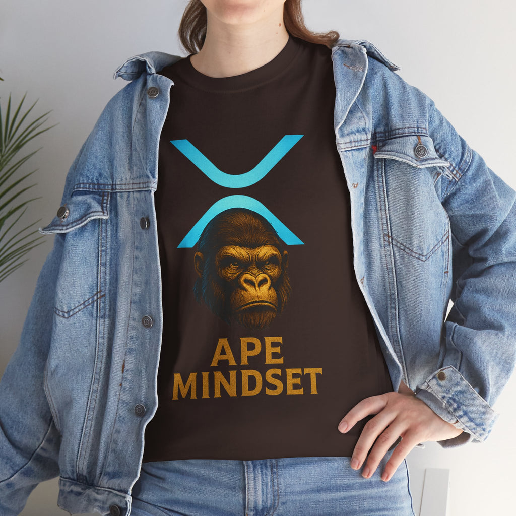 Ape Mindset T-Shirt — Crypto XRP Ape Graphic Tee
