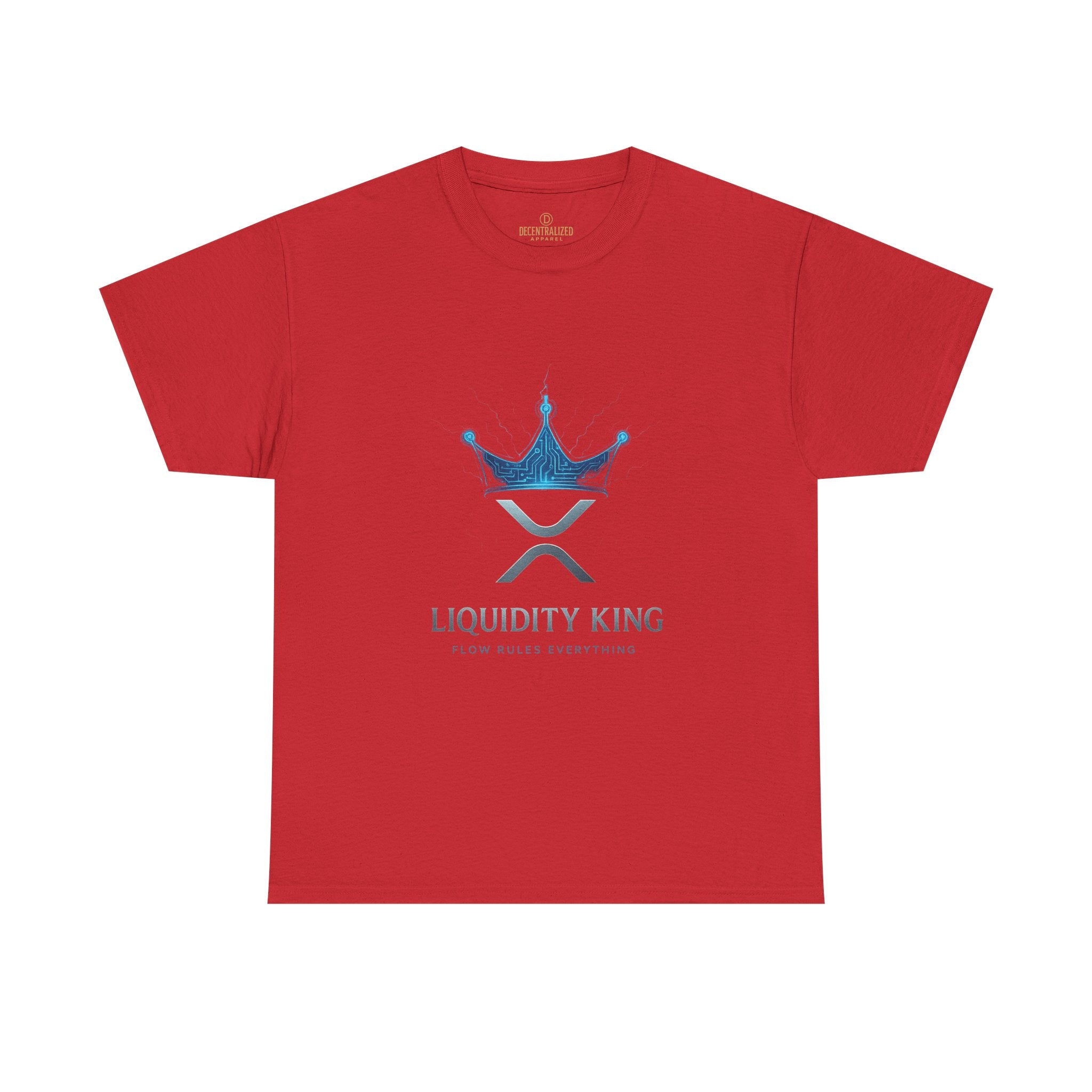 RIPPLE Liquidity King T-Shirt — Crypto XRP Crown Tee