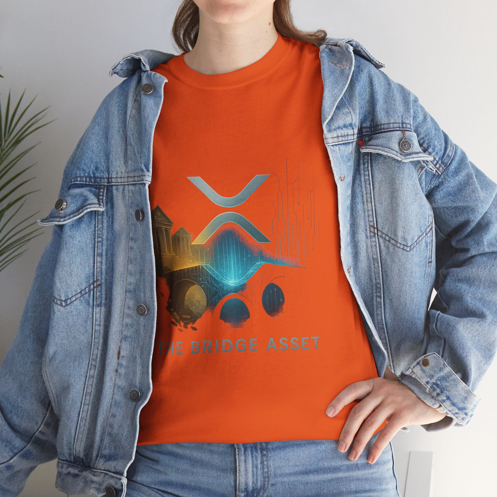 Ripple XRP Crypto Tee — 'The Bridge Asset' Logo T-Shirt