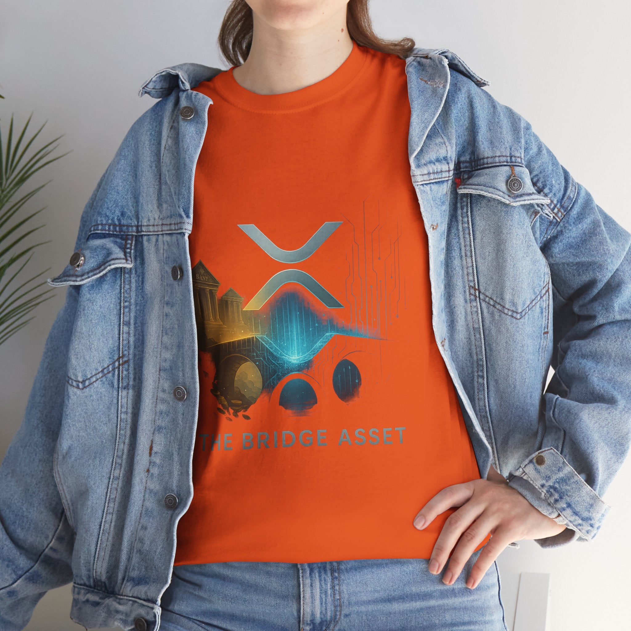Ripple XRP Crypto Tee — 'The Bridge Asset' Logo T-Shirt