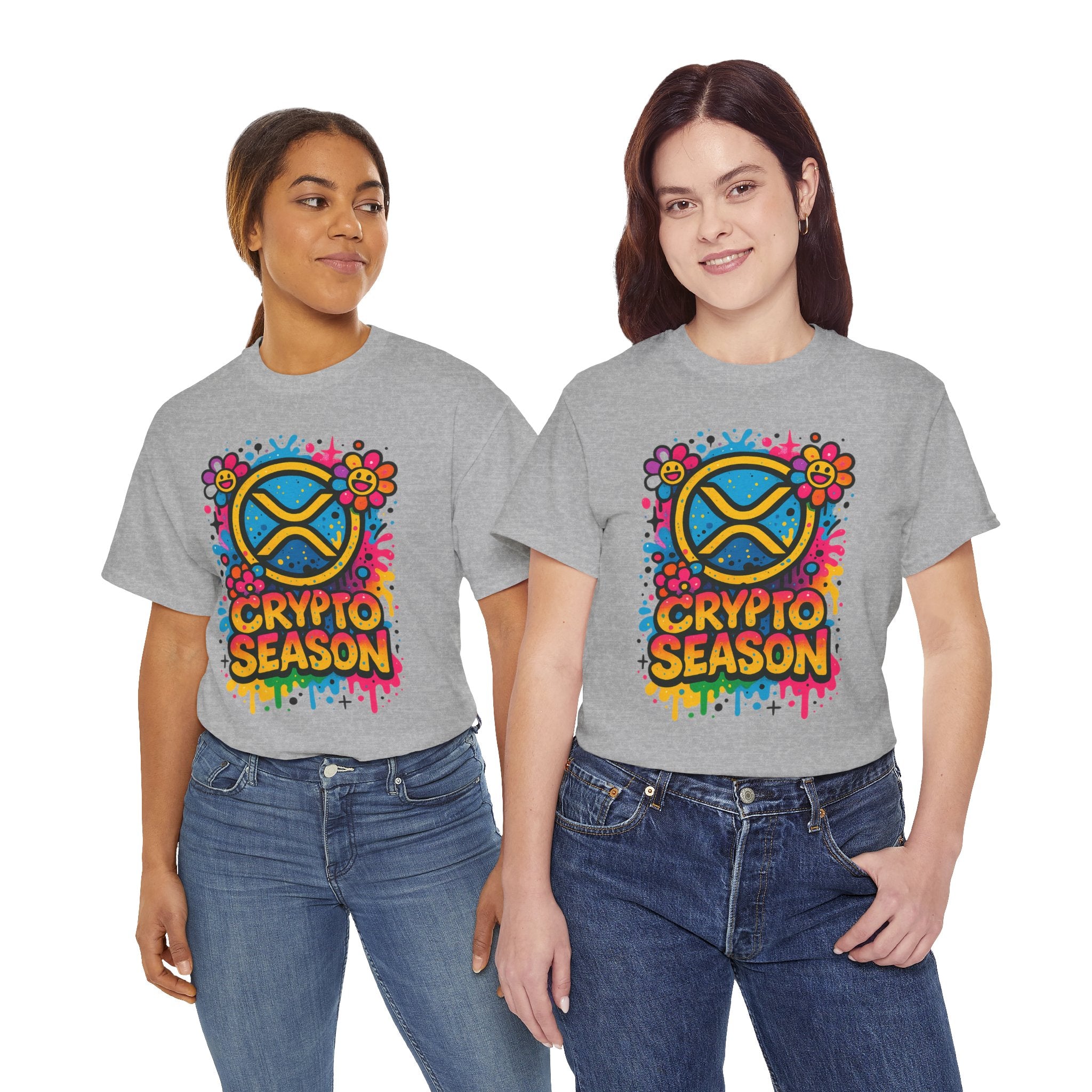 Crypto Season T-Shirt — Colorful Ripple XRP Logo Tee