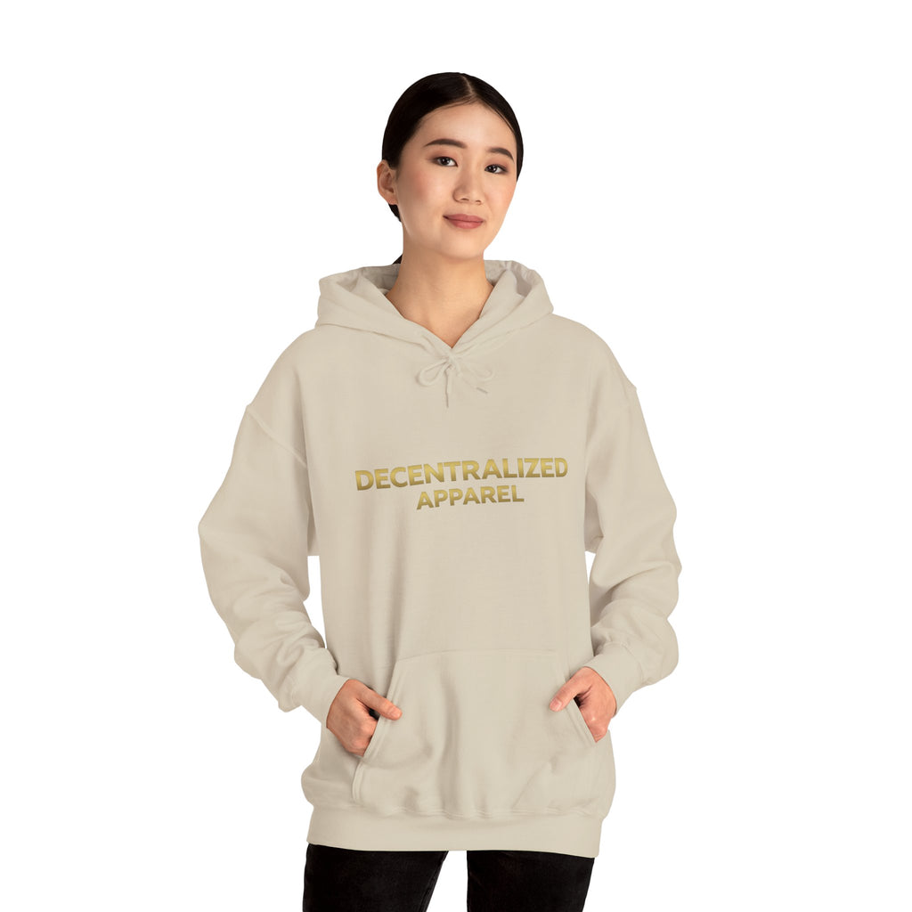 Decentralized Apparel Hoodie — Minimalist Crypto-Inspired White Pullover
