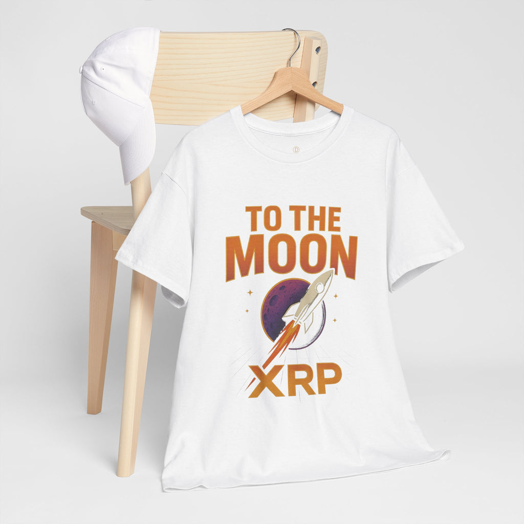XRP To The Moon Tee — Cryptocurrency Investor Rocket Shirt