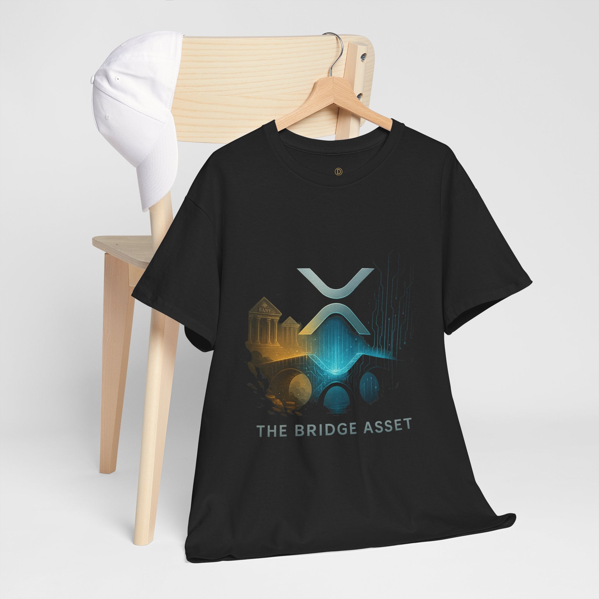 Ripple XRP Crypto Tee — 'The Bridge Asset' Logo T-Shirt