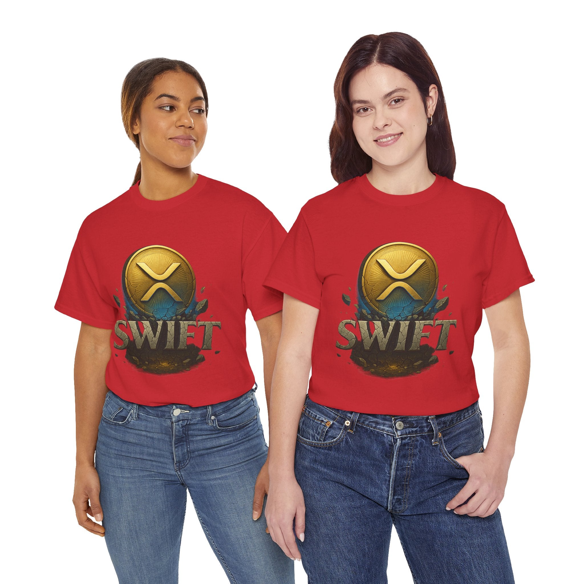 XRP Swift Cryptocurrency T‑Shirt — Ripple Coin Logo Graphic Tee