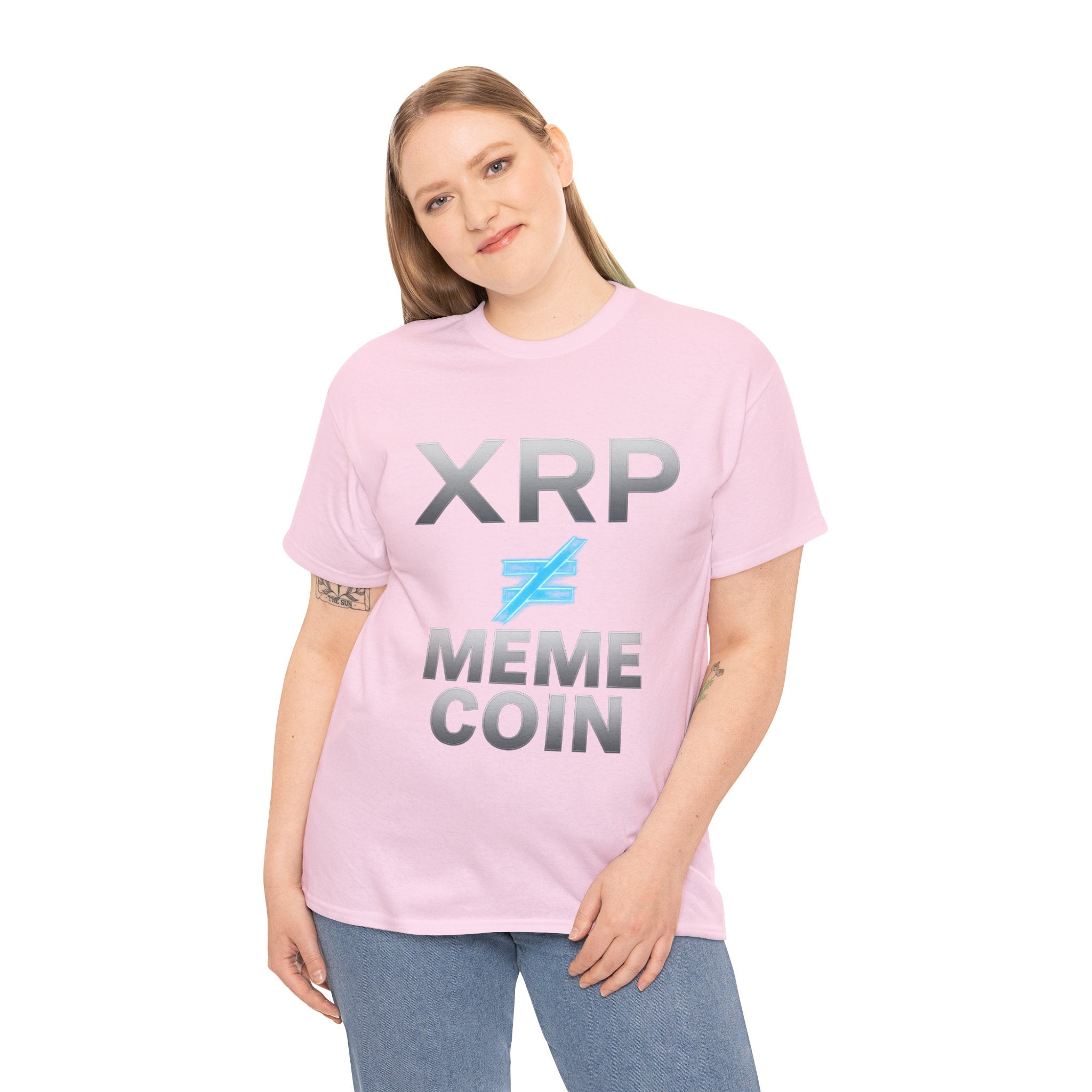 XRP ≠ Meme Coin T-Shirt — Crypto Investor Statement Tee