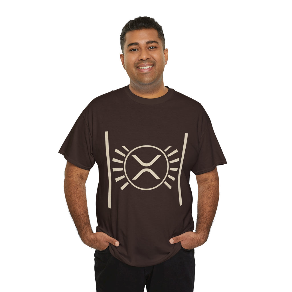 XRP Sun Logo T‑Shirt — Minimal Crypto Ripple Tee