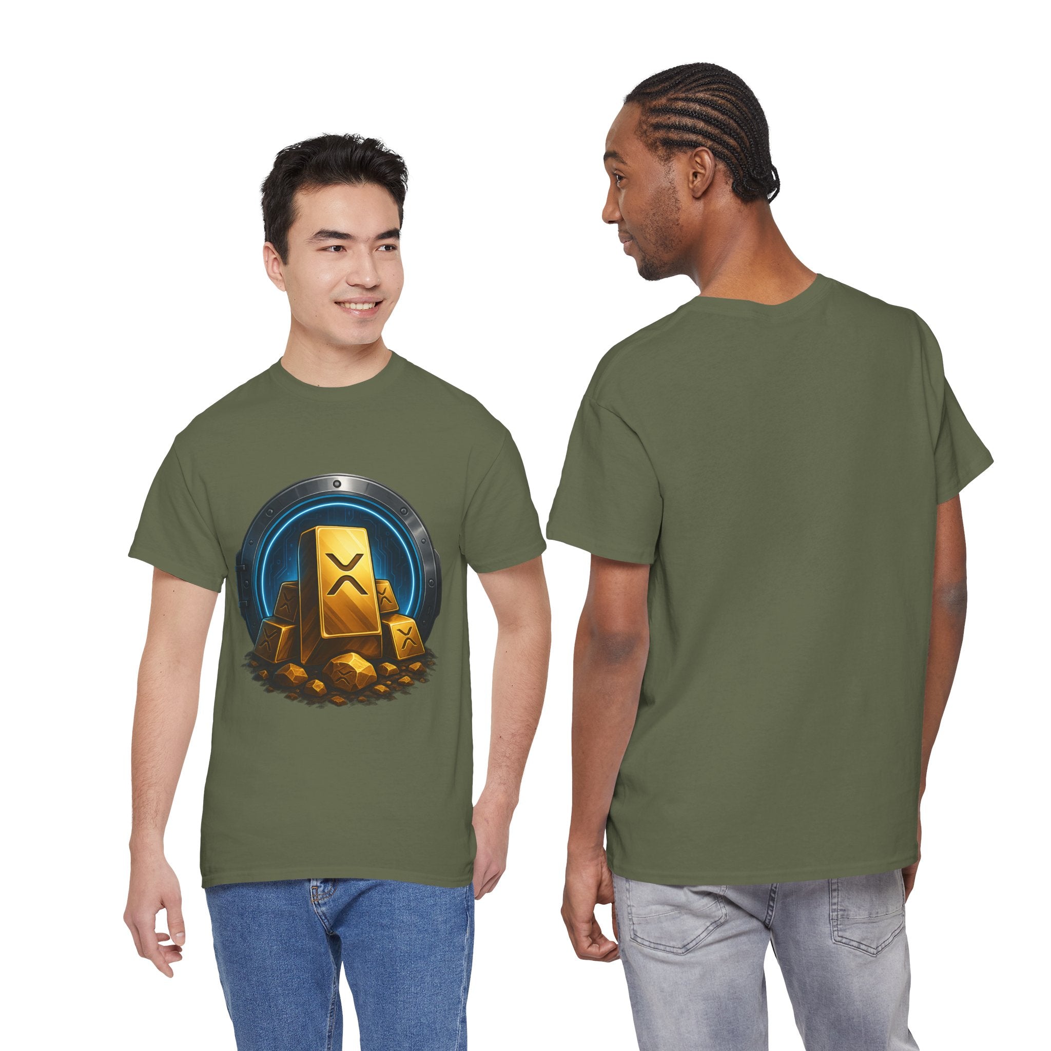 Crypto Gold Bars T-Shirt — Ripple (XRP) Stack Graphic Tee
