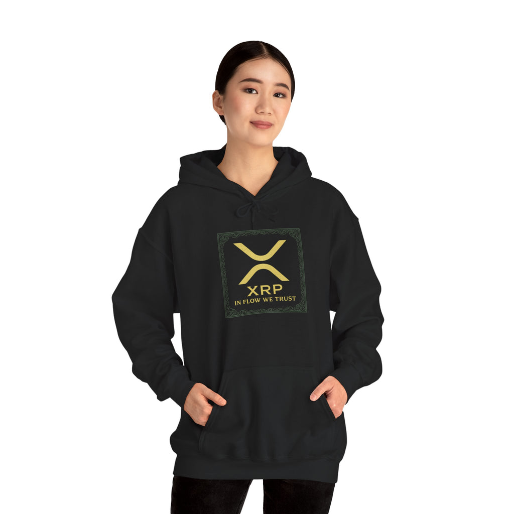 XRP Logo Hoodie – Gold Cryptocurrency Sweatshirt