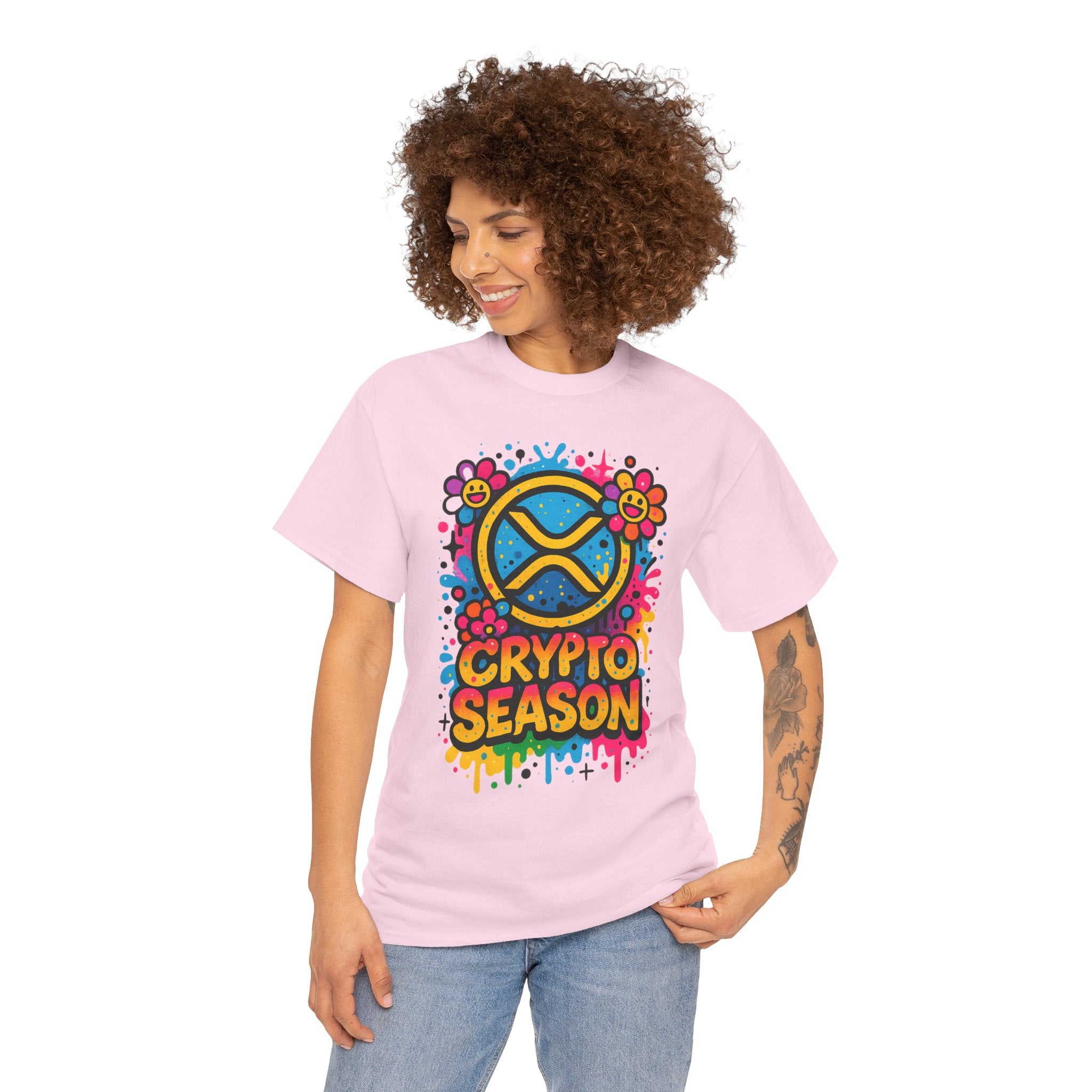 Crypto Season T-Shirt — Colorful Ripple XRP Logo Tee