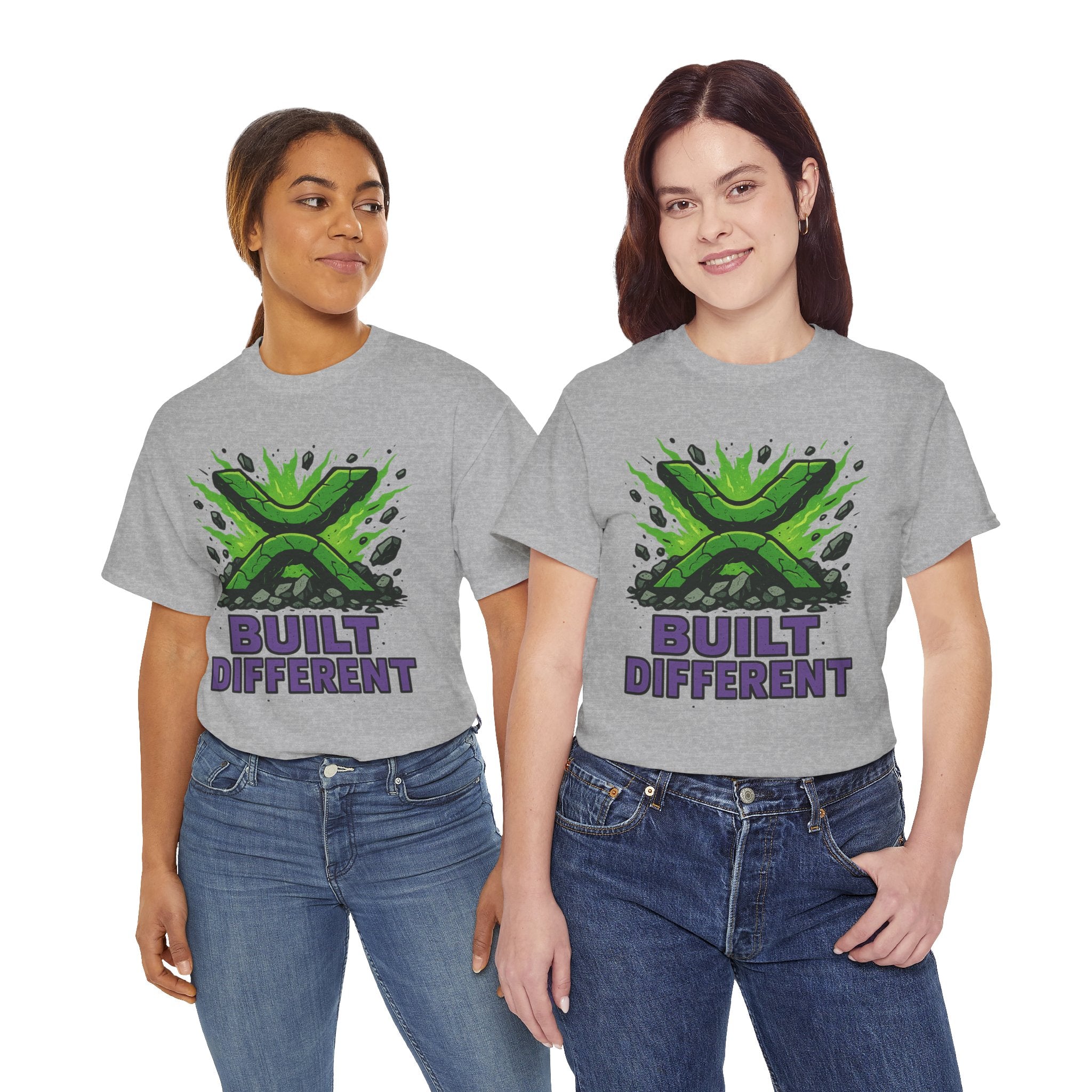 Built Different T-Shirt — Green Gamer Logo Tee