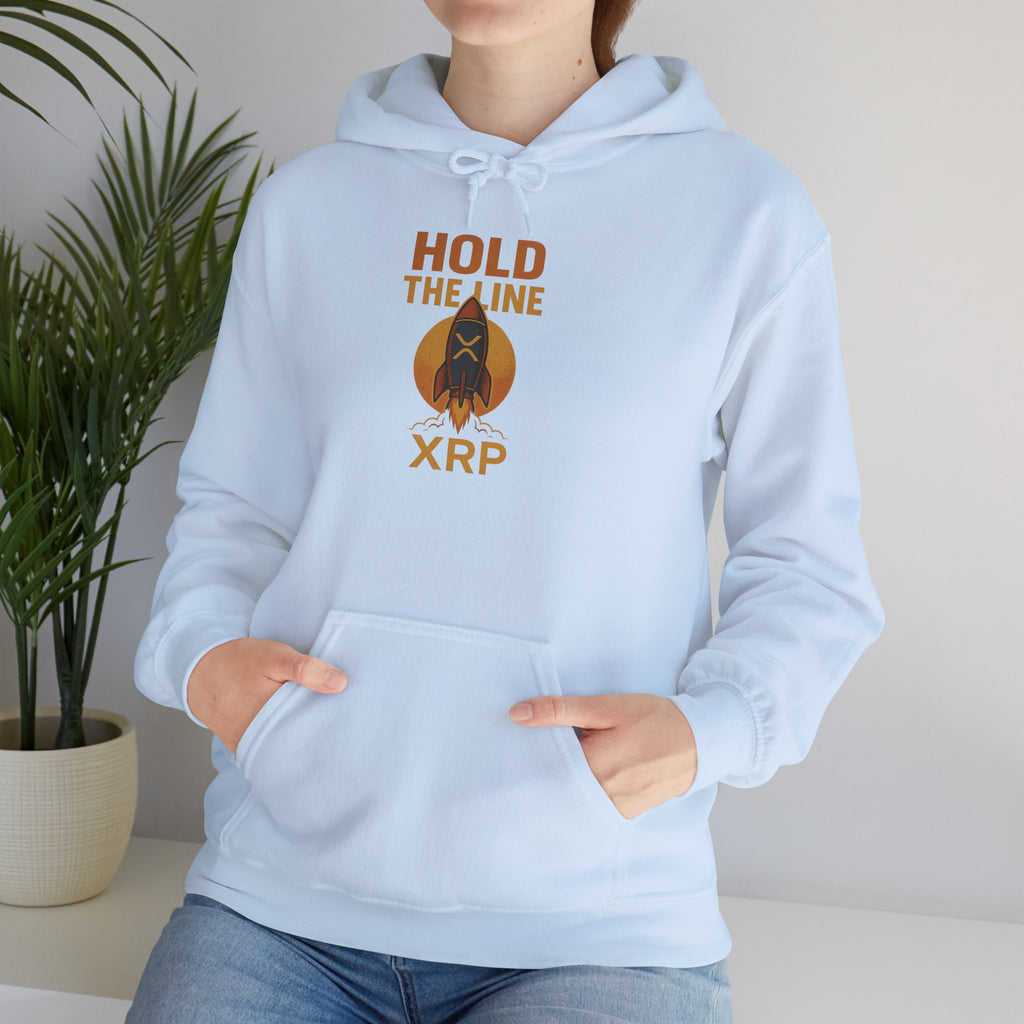 XRP 'Hold the Line' Hoodie — Crypto Supporter Sweatshirt