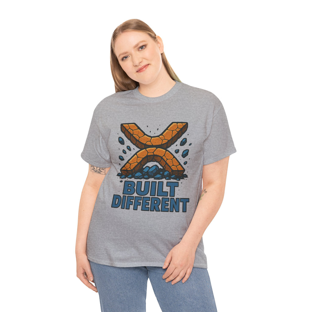 Built Different T-Shirt — Rugged Crypto X Design Tee