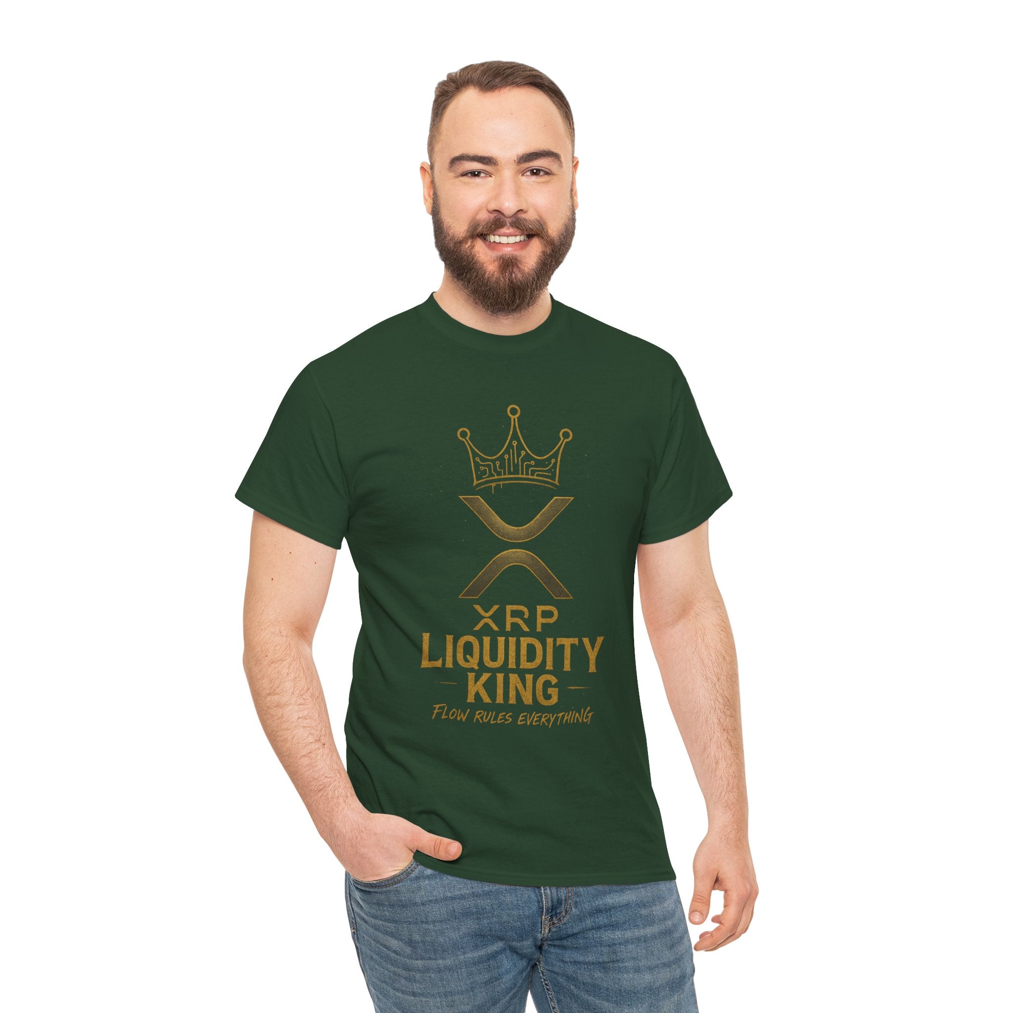 XRP Liquidity King Tee — Crypto Crown T-Shirt
