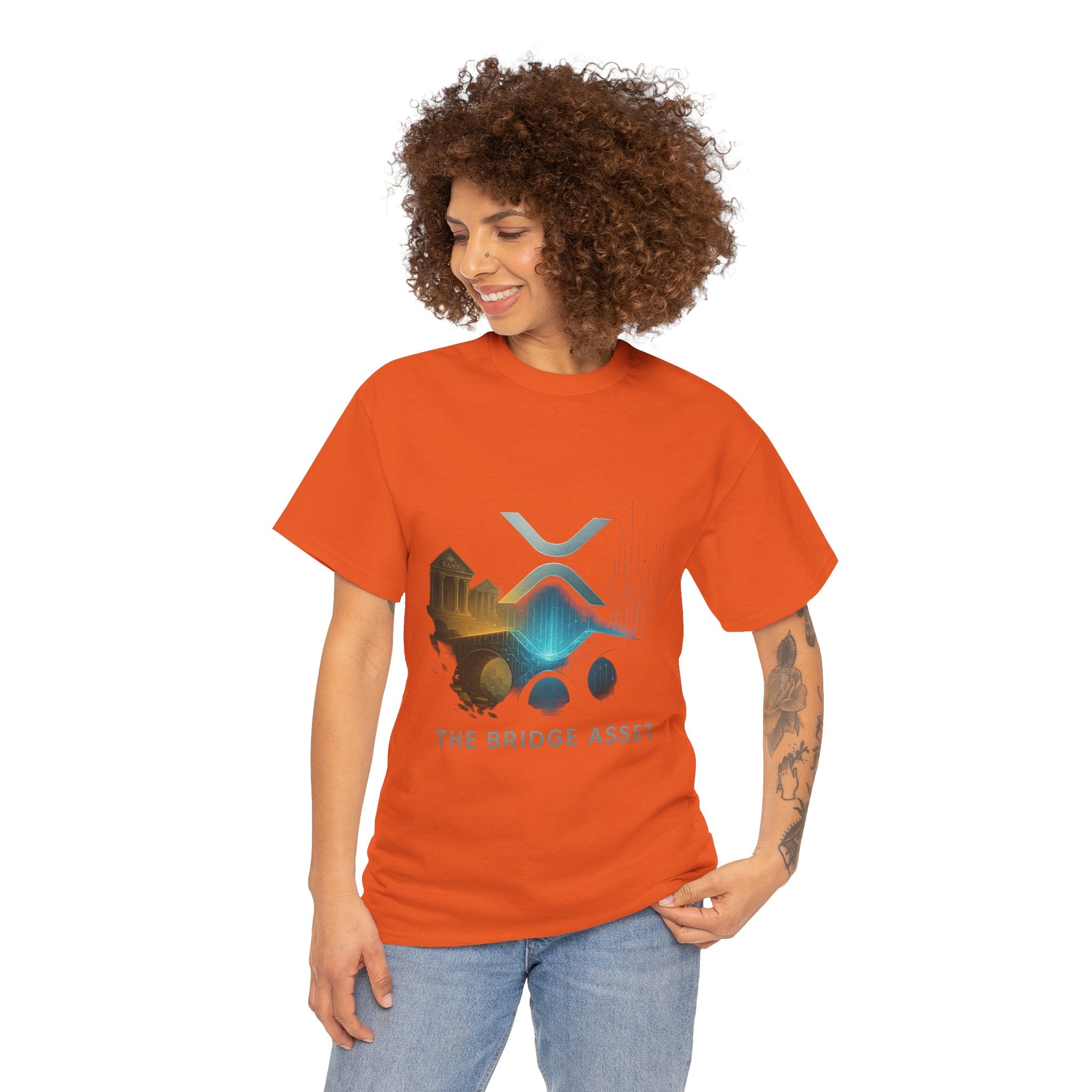 Ripple XRP Crypto Tee — 'The Bridge Asset' Logo T-Shirt