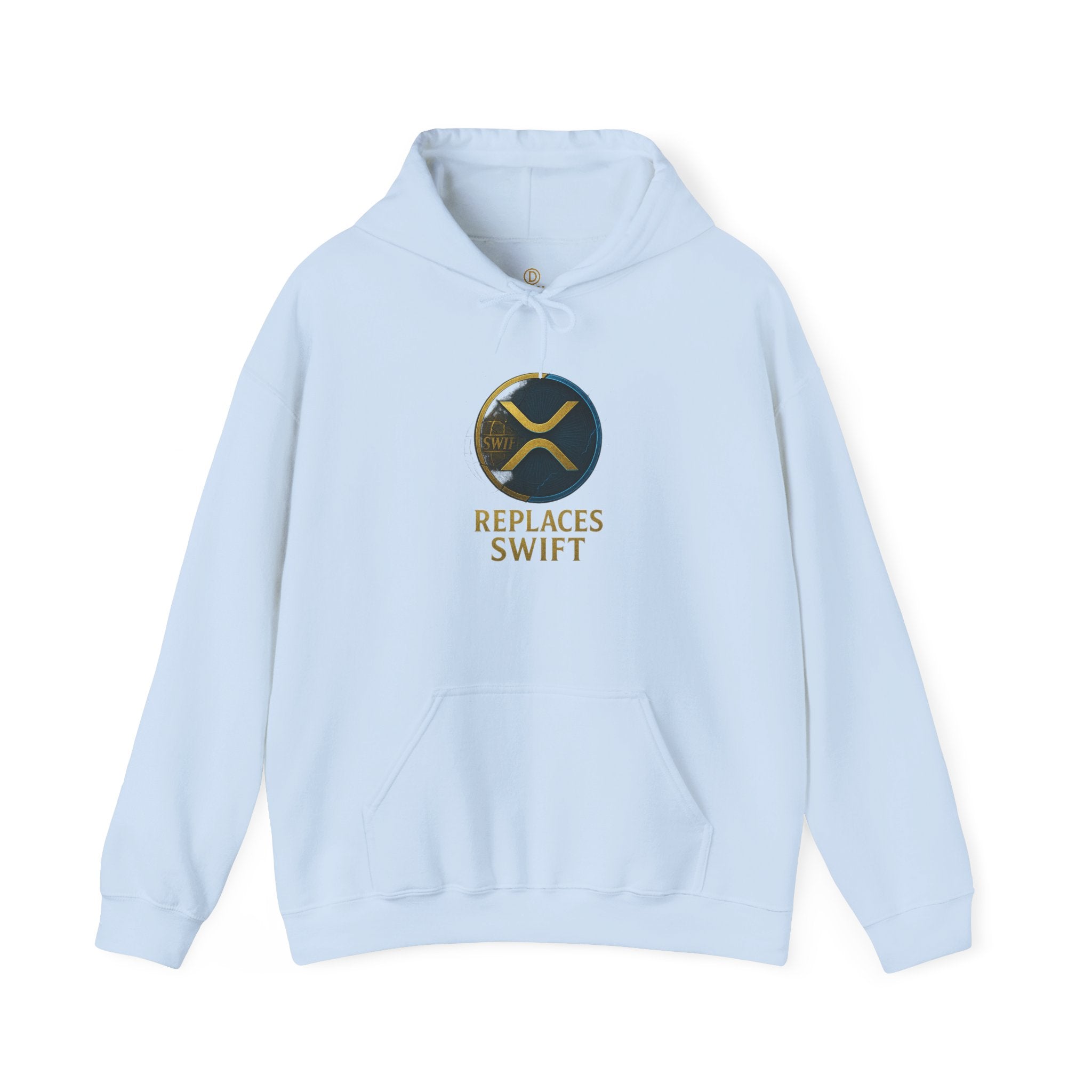 Crypto Logo Hoodie — "Replaces Swift" Ripples Design