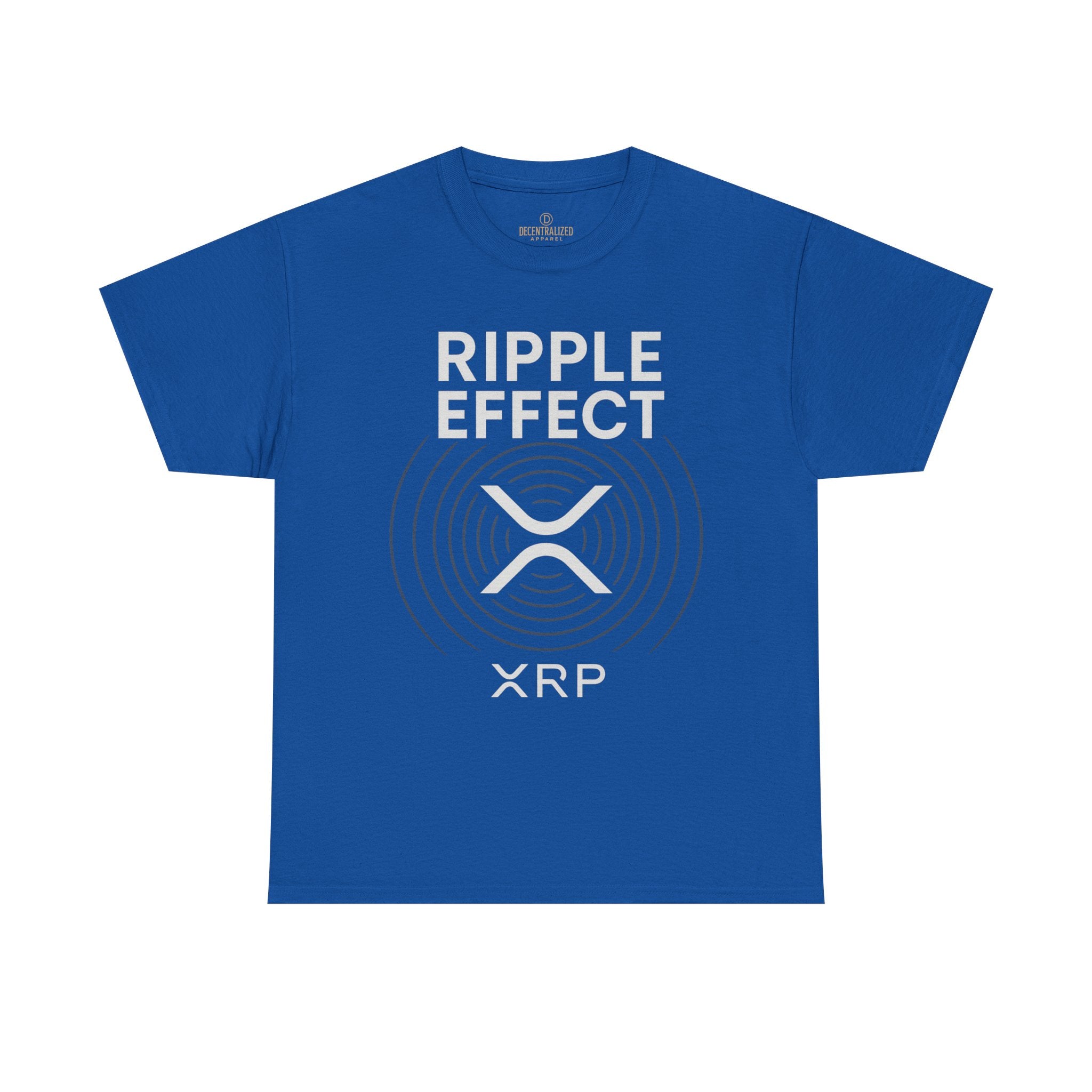 Ripple Effect XRP Tee — Minimal Cryptocurrency Logo T-Shirt