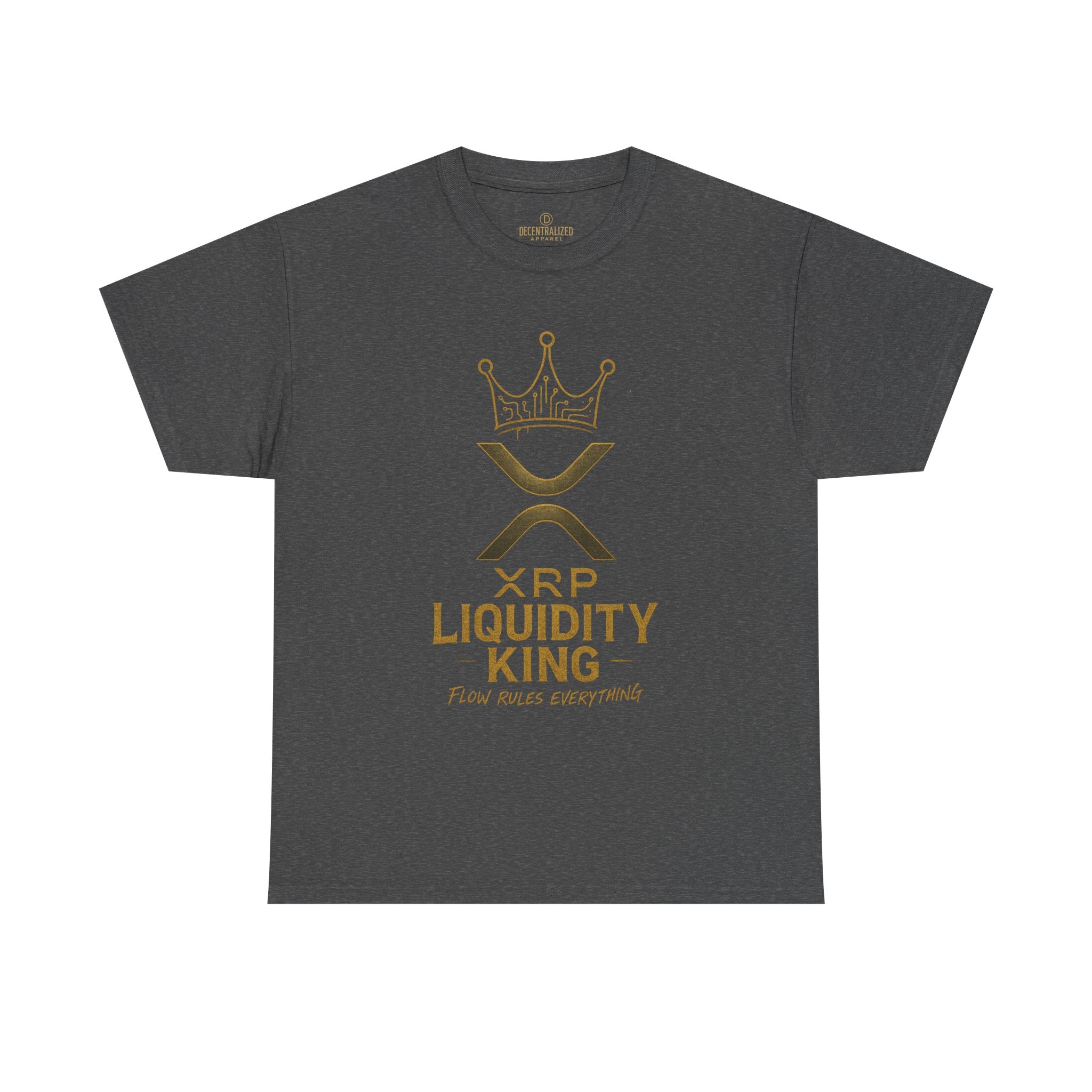 XRP Liquidity King Tee — Crypto Crown T-Shirt