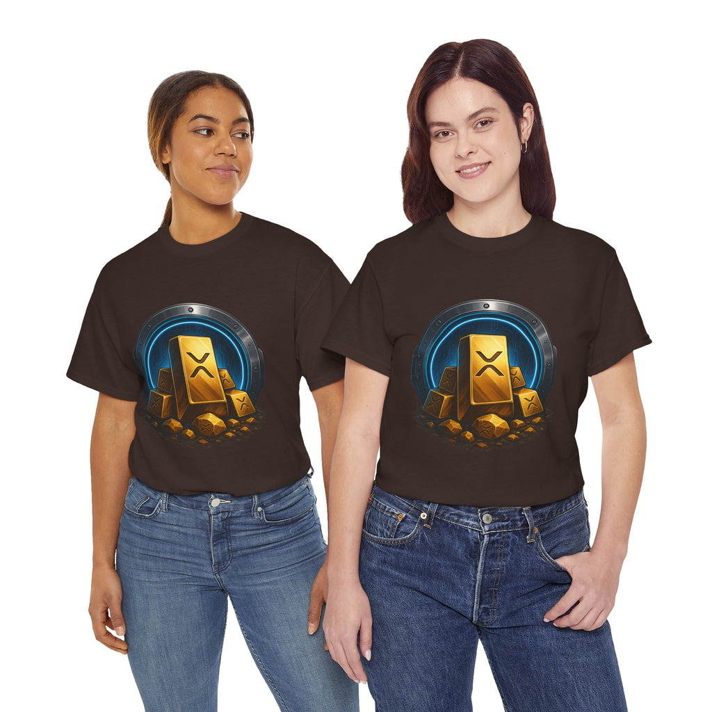 Crypto Gold Bars T-Shirt — Ripple (XRP) Stack Graphic Tee