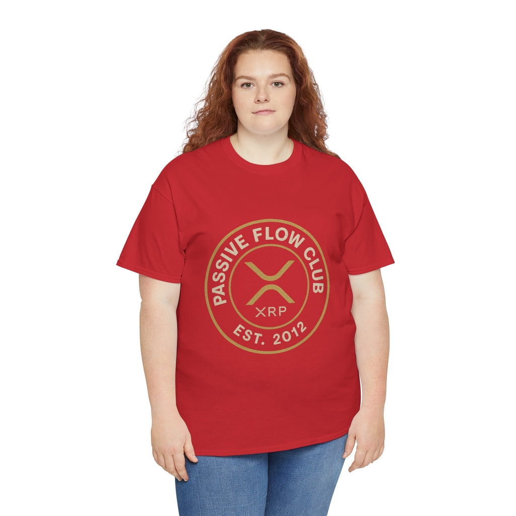 XRP Passive Flow Club T‑Shirt — Crypto Logo Tee (Est. 2012)
