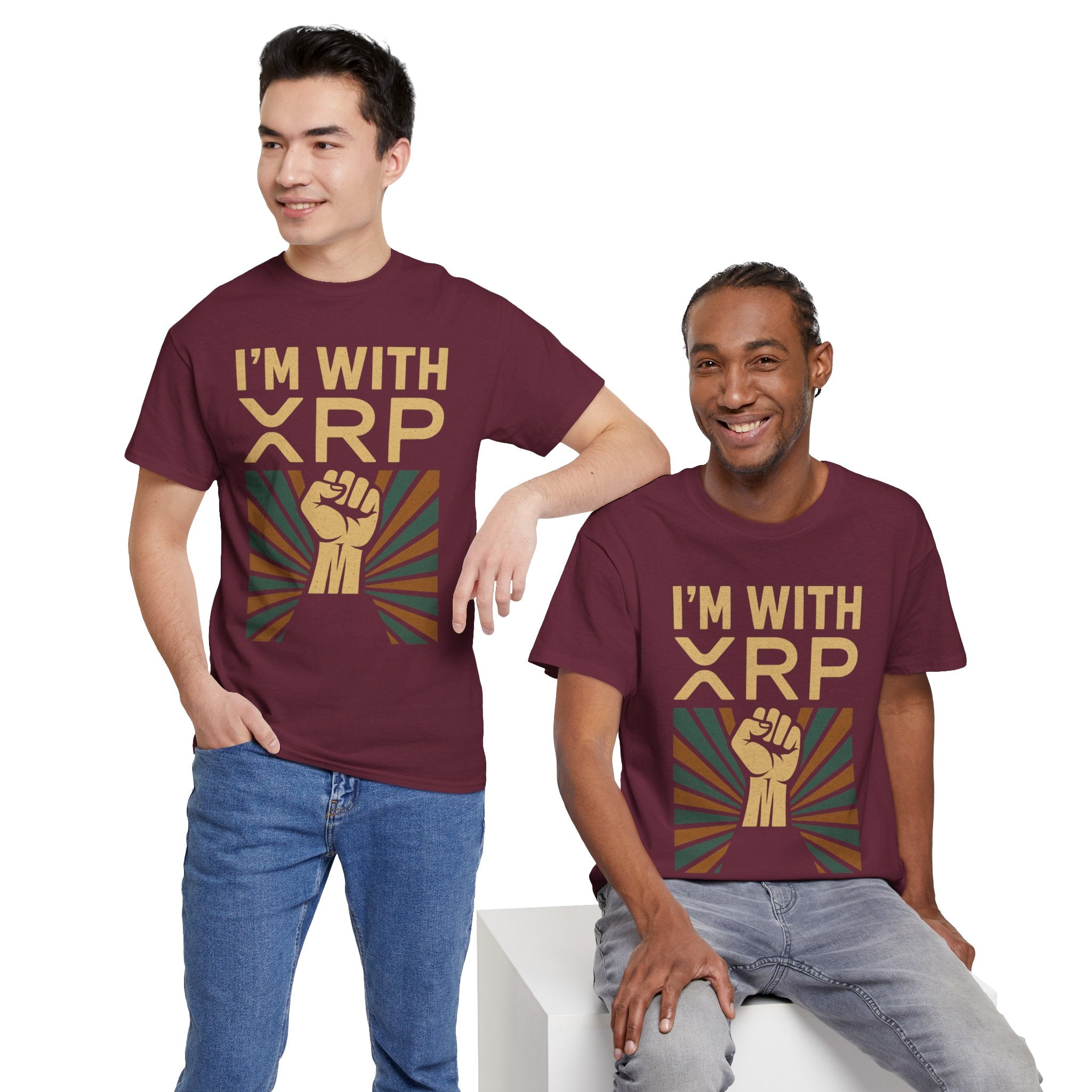 I'm With XRP Graphic Tee – Crypto Supporter Shirt