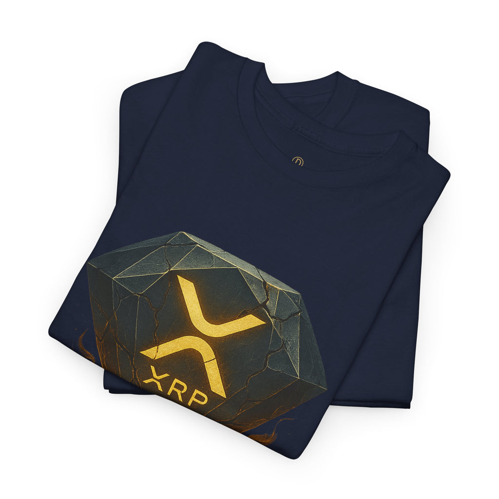 XRP Diamond Tee — "Pressure Built The Standard" Crypto Graphic T‑Shirt