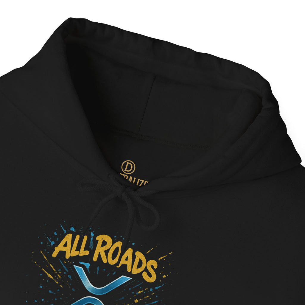 All Roads Lead to XRP Hoodie – Crypto Investor Pullover