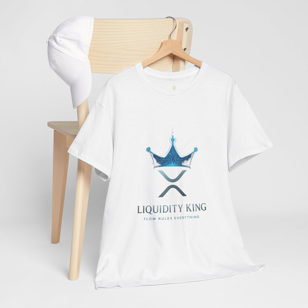 RIPPLE Liquidity King T-Shirt — Crypto XRP Crown Tee