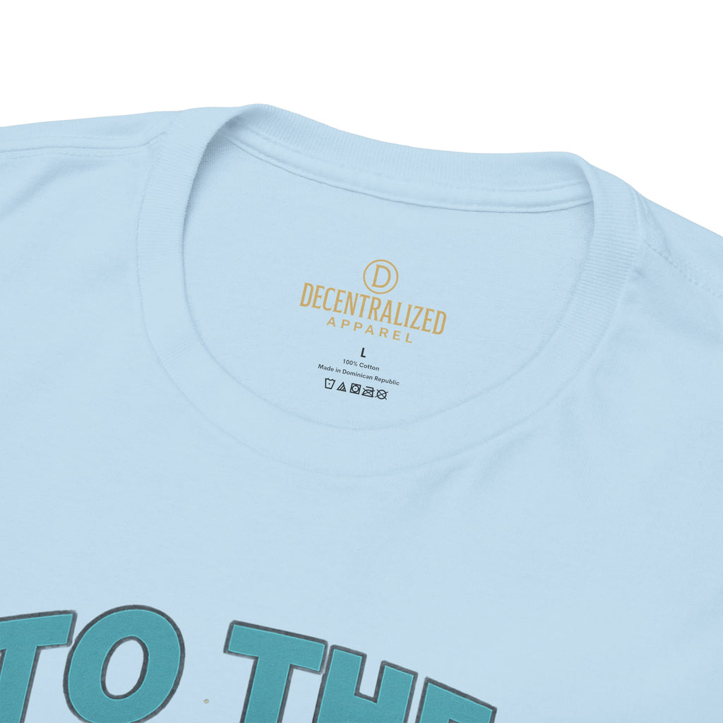 To The Moon Rocket T-Shirt — Space Graphic Tee for Crypto & Space Enthusiasts