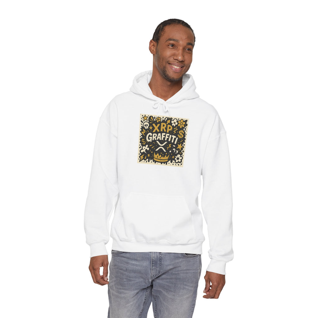 XRP Graffiti Hoodie – Street Art Crypto Sweatshirt