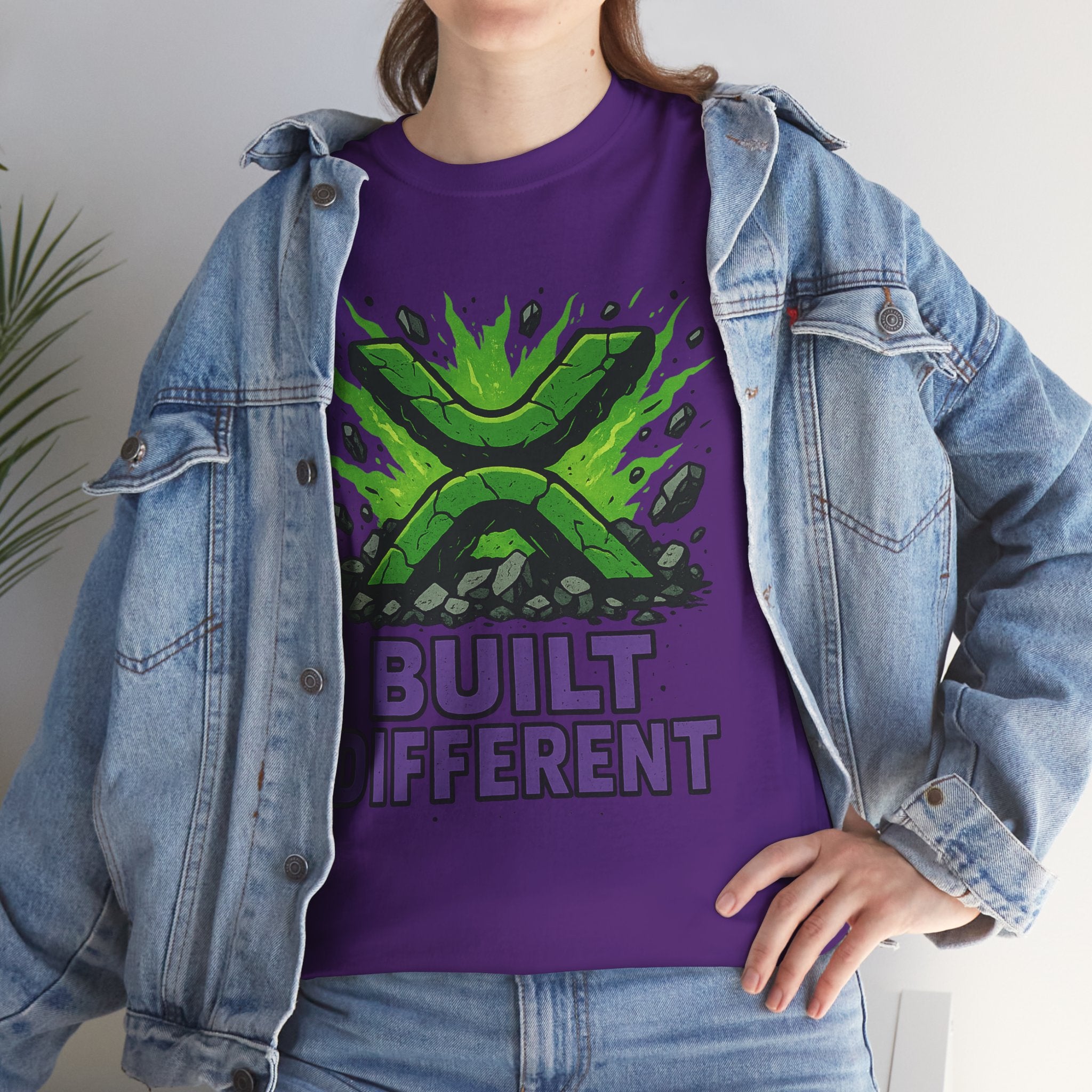 Built Different T-Shirt — Green Gamer Logo Tee