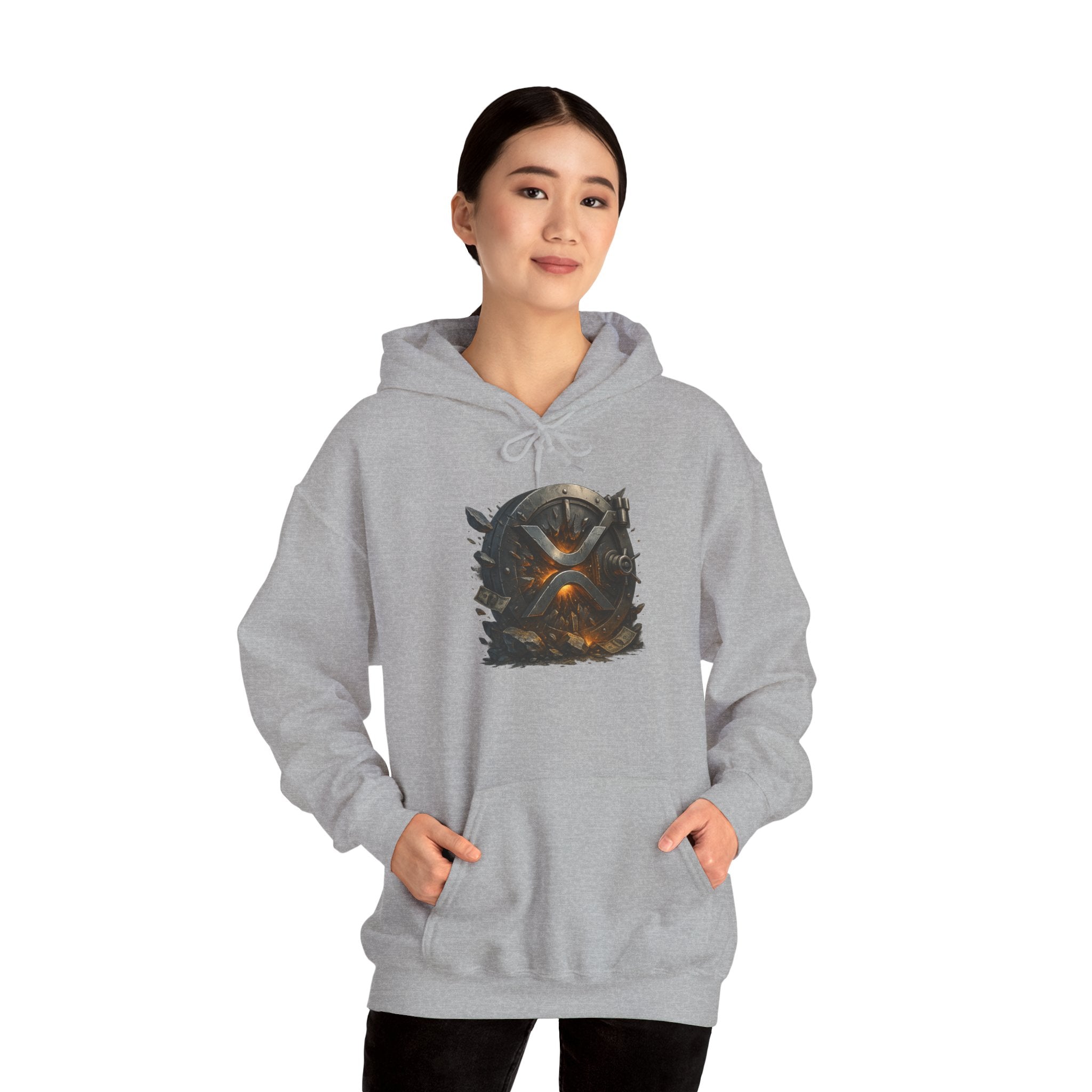 Viking Shield & Helmet Hoodie — Norse Warrior Graphic Sweatshirt