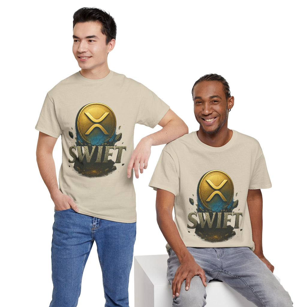 XRP Swift Cryptocurrency T‑Shirt — Ripple Coin Logo Graphic Tee