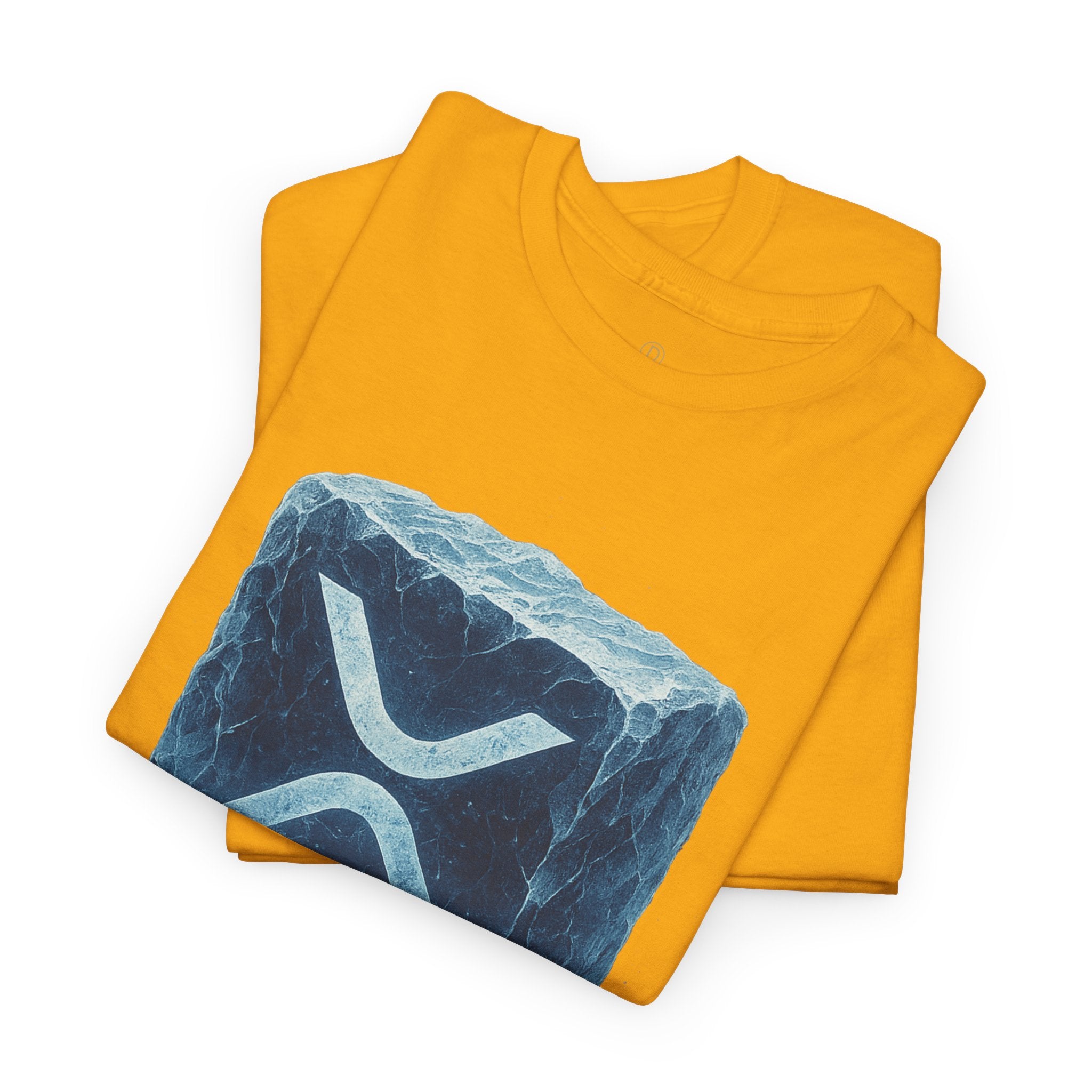 Cold Flow Ripple Logo T‑Shirt — 'Cold Flow: Built Different' Ice Cube Design