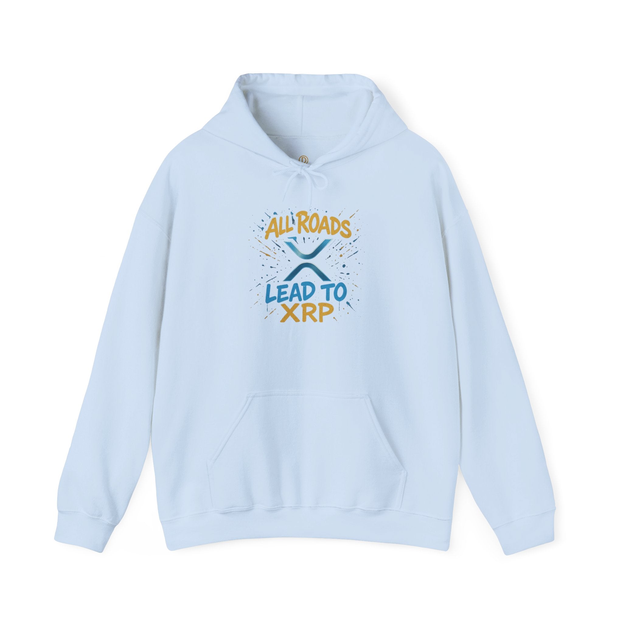 All Roads Lead to XRP Hoodie – Crypto Investor Pullover