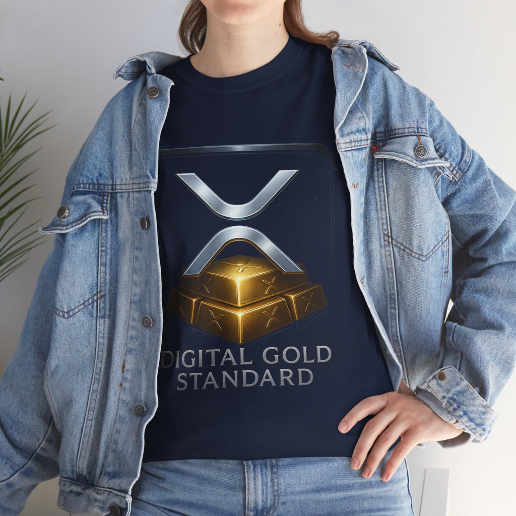 XRP 'Digital Gold Standard' Tee — Cryptocurrency Logo Shirt