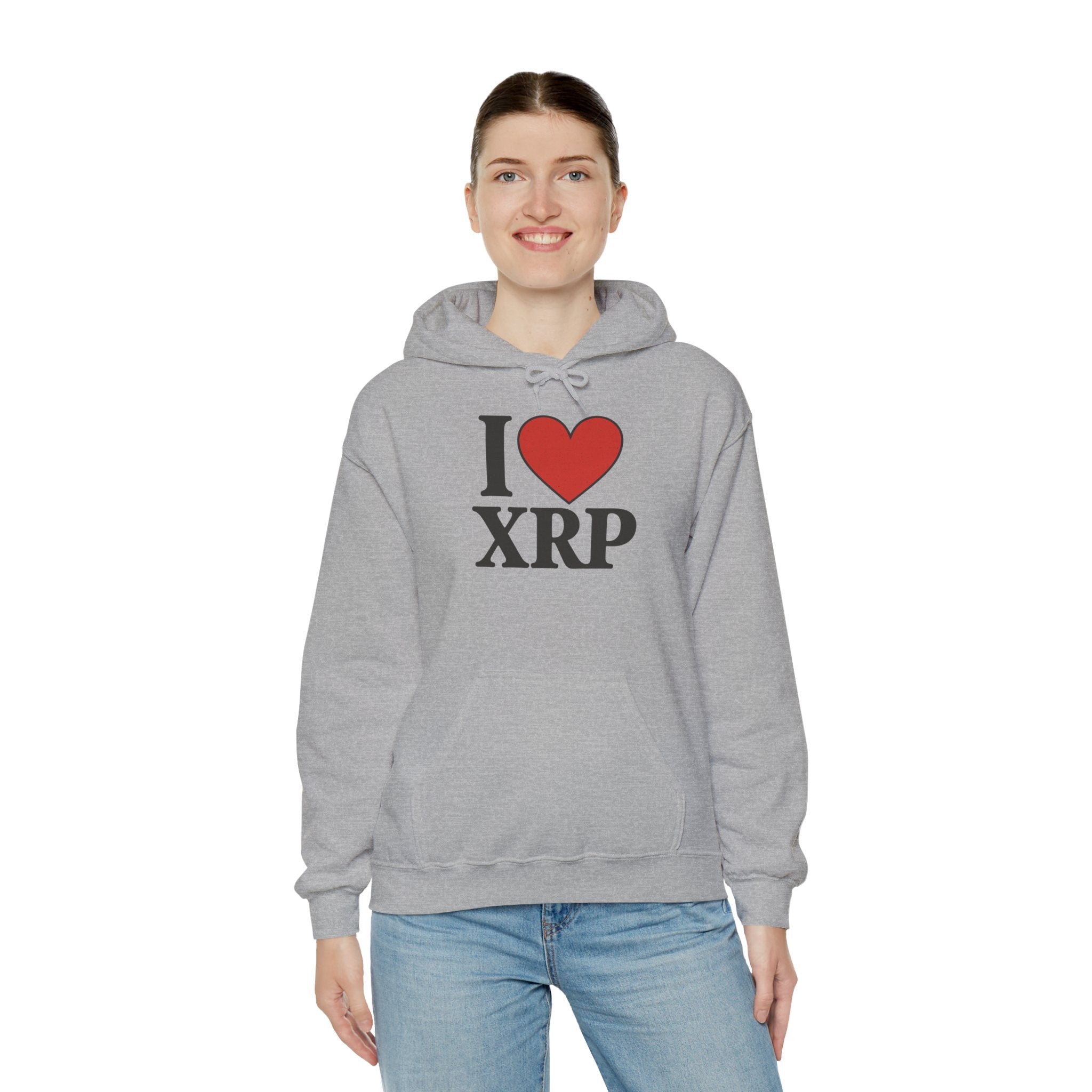 I  XRP Hoodie — Crypto Enthusiast Ripple Sweatshirt