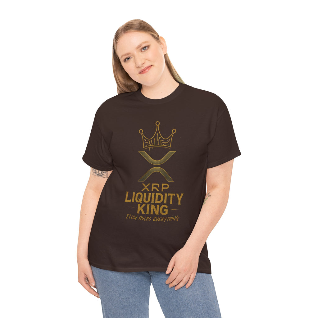 XRP Liquidity King Tee — Crypto Crown T-Shirt